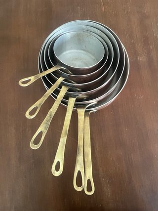 Conjunto Cacerolas Cobre Francesas