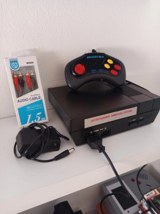 Consola Nasa Nes Clon Negra CUSTOM RETRO