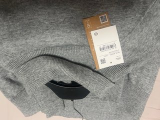 Jersey cuello alto gris XXL