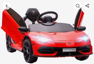Coche eléctrico infantil rojo