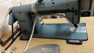 Máquina de coser Alfa plana para zapatería