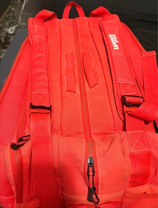 Raquetero Wilson 12 Raquetas Rojo