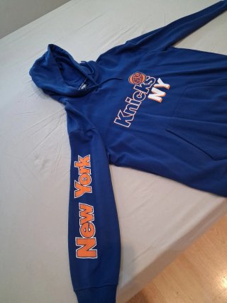 Sudadera NBA Knicks NY Azul Naranja