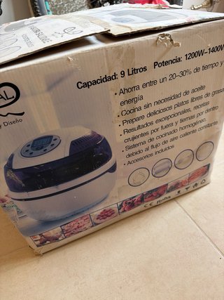 Freidora Asadora Saludable JOVAL 9 Litros