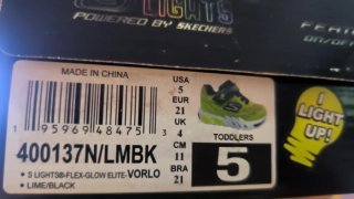 Skechers Lights Talla 21 Niños