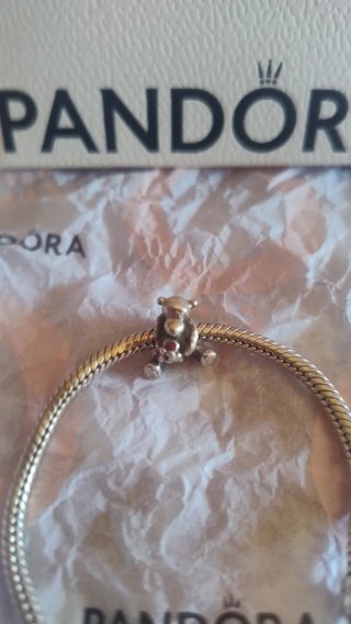 Pulsera Pandora Oso Corazón
