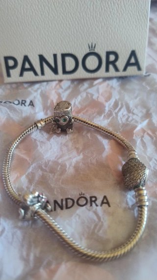 Pulsera Pandora Oso Corazón
