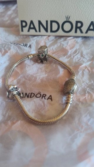 Pulsera Pandora Oso Corazón
