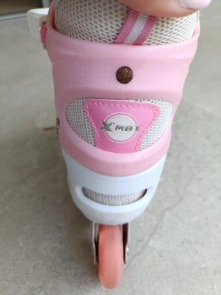 Lote patines en línea ajustables niña T35-38 luces