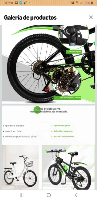 Bicicleta infantil 20 pulgadas nueva
