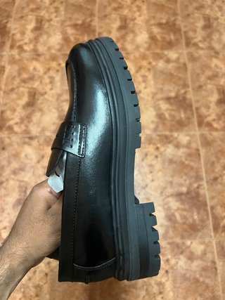 Mocasines Cortefiel negros talla 42
