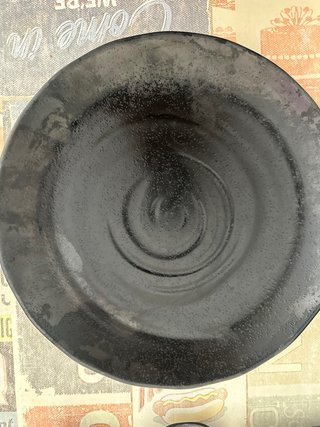 Platos Melamina Negros y blancos