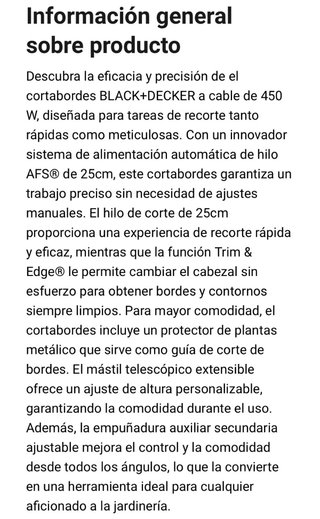 Cortabordes Black&Decker ST4525 plegable + bobina