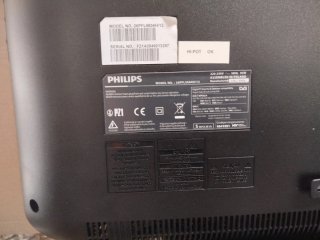 Televisión Philips Negra