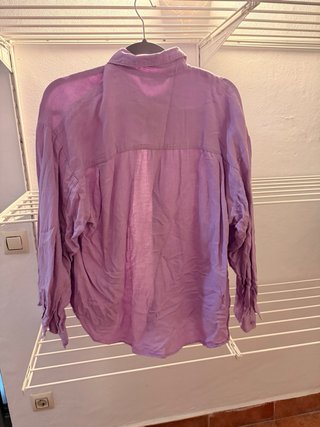 Camisa Stradivarius Lila Talla XL