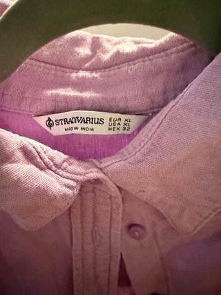 Camisa Stradivarius Lila Talla XL