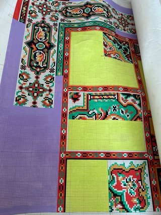 Bocetos antiguos de alfombras