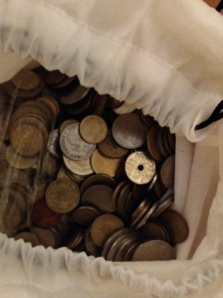 Monedas antiguas variadas