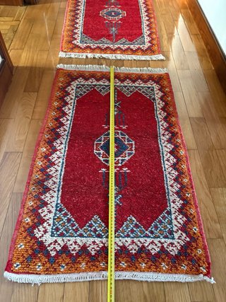 4 Alfombras pasilleras de lana. No hago envío.