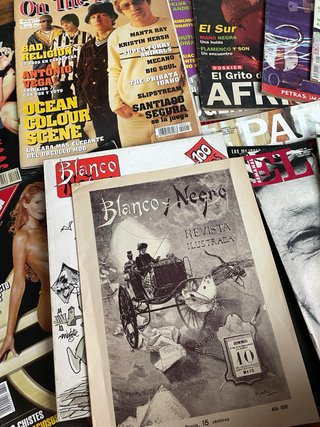 REVISTAS ANTIGUAS AJOBLANCO BLANCO Y NEGRO EL PAIS