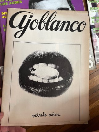 REVISTAS ANTIGUAS AJOBLANCO BLANCO Y NEGRO EL PAIS