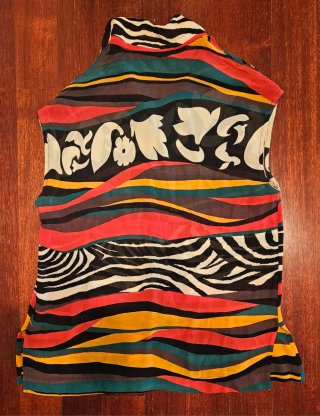 Camicia donna fantasia multicolor