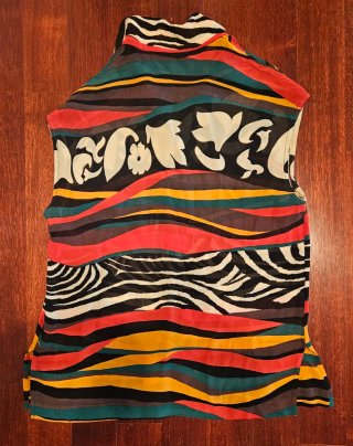 Camicia donna fantasia multicolor