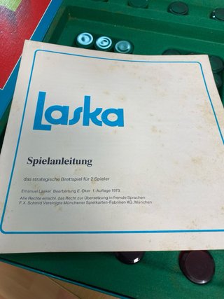 Juego de mesa Laska de Emanuel Lasker