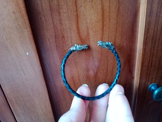 Pulsera Aro 2 cabezas de caballo