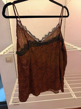 Top lencero animal print Pimkie Talla M