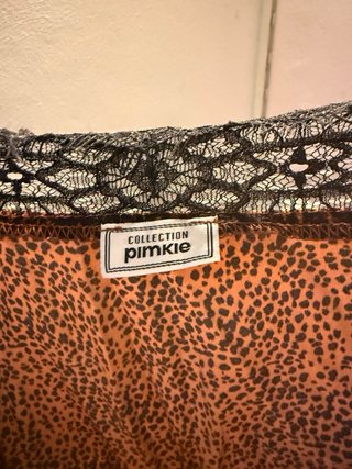 Top lencero animal print Pimkie Talla M