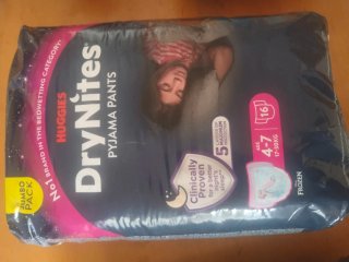 Pañales Huggies DryNites Talla 4-7 y 8-13