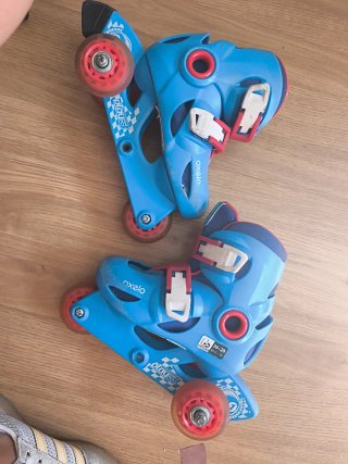 Patines Oxelo Infantiles Ajustables Azul/Rojo