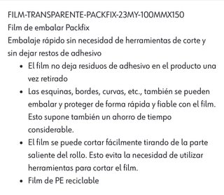 Pack de 12 Rollos Film Transparente Würth