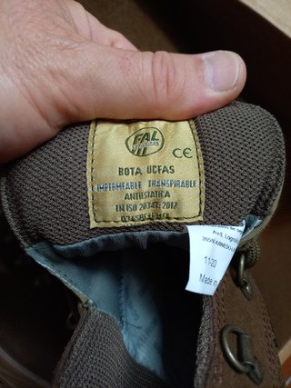 Botas militares áridas ET goretex FAL UCFAS 41
