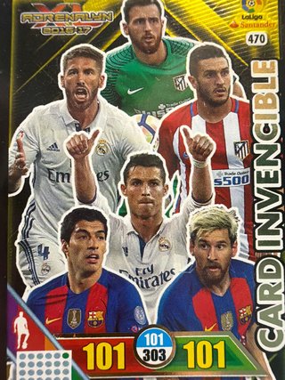 Carta Cromo Adrenalyn 2016-17