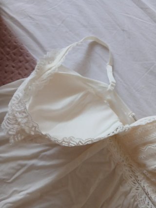 Camisón Oysho Blanco Encaje