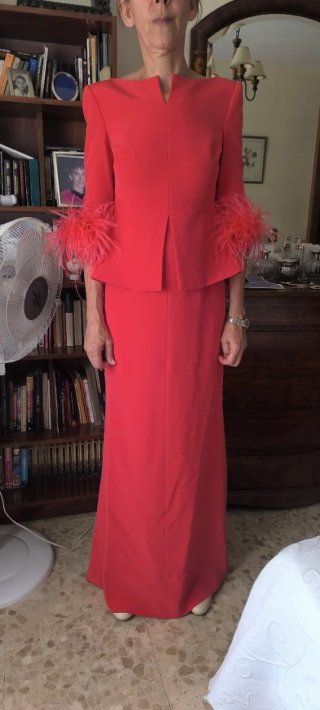 Vestido de madrina VICTORIA Colección Rojo