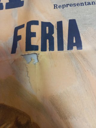 Cartel Toros Albacete Feria 1965