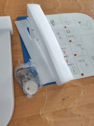 Tapa WC Cuadrada Softclose Blanca