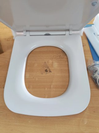 Tapa WC Cuadrada Softclose Blanca