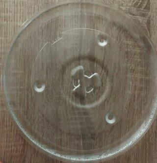 Plato de cristal para microondas