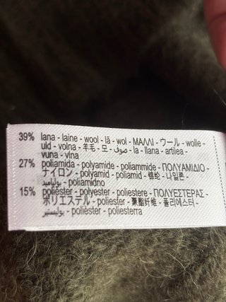 Jersey T.S de Lana sin Mangas de Zara nuevo