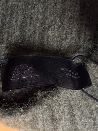 Jersey T.S de Lana sin Mangas de Zara nuevo