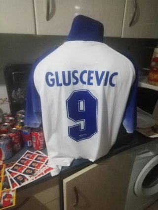 Camiseta EXTREMADURA CF gluscevic num 9.