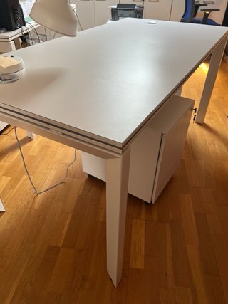 Mesa de oficina Ofiprix blanca