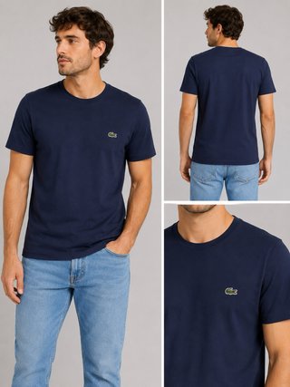 Camiseta Lacoste Azul Marino Talla L