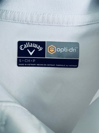 Polo Callaway Golf Blanco