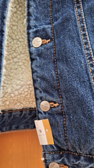 Chaqueta vaquera Lefties forrada borreguito Talla