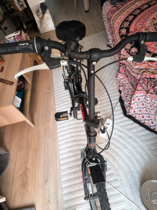 Bicicleta plegable con marchas